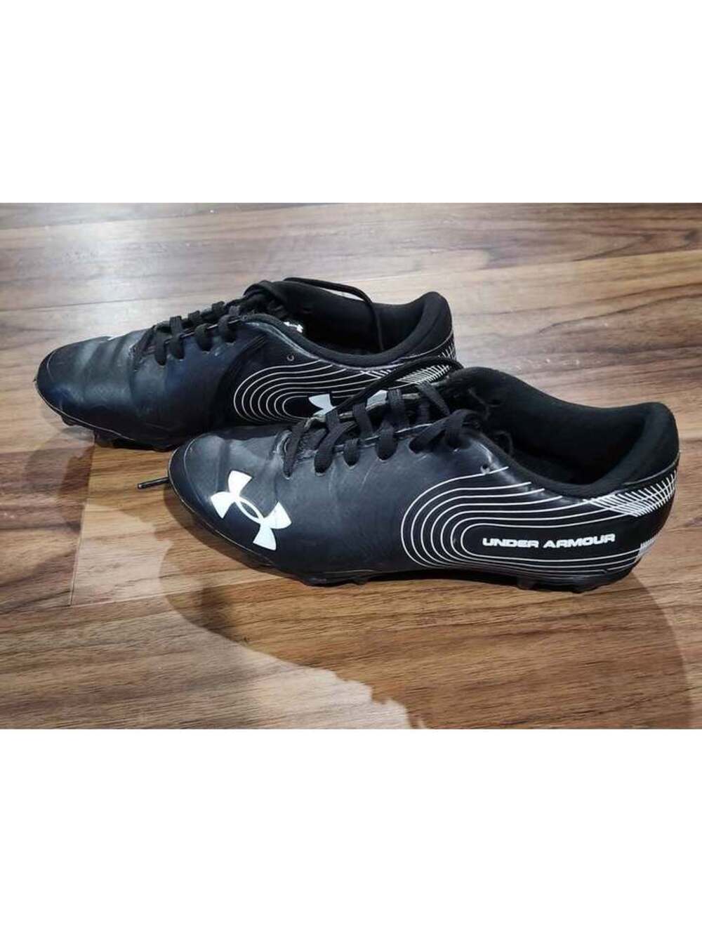 Under Armour Speed Phantom Jr. Cleats Black Synthetic Material, Kid's 5.5Y